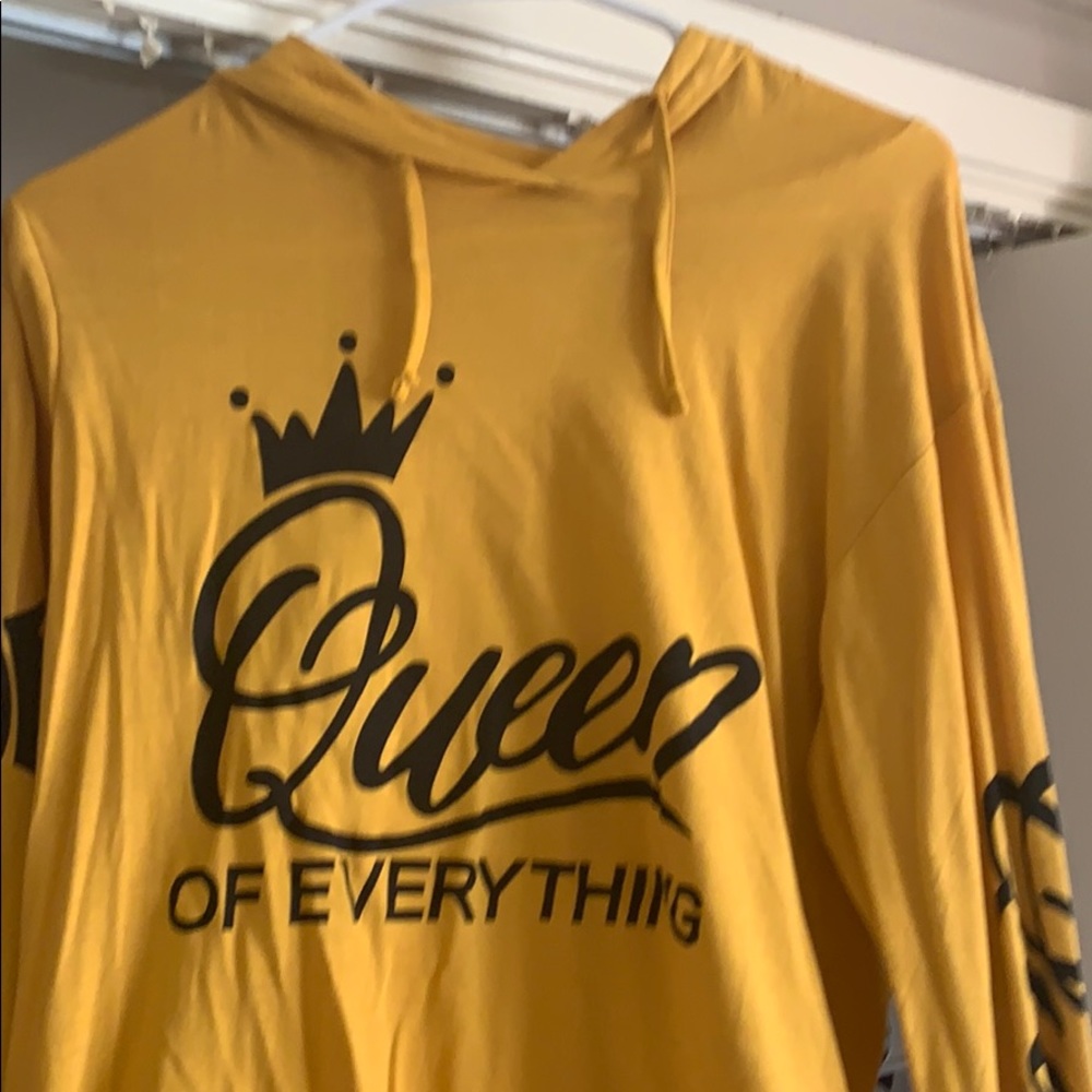 yellow crop top